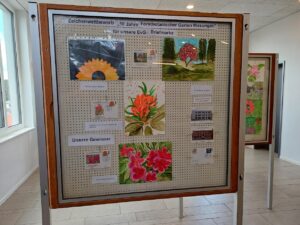 Die Siegermotive des Zeichenwettbewerbs zum Anlass des Jubiläums 50 Jahre Forstbotanischer Garten Wasungen
