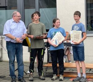 Auszeichnung der Meininger Teilnehmer beim bundesweiten Miniwettbewerb in Hamm