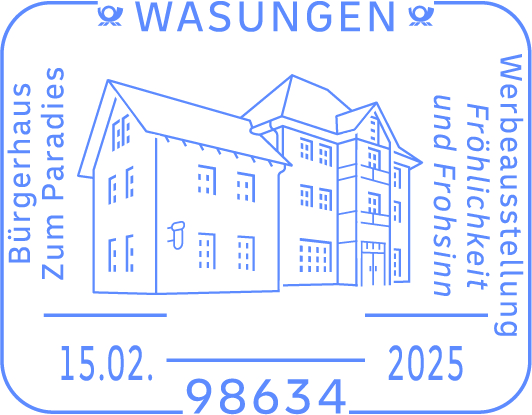 Sonderstempel am 15.02.2025 in Wasungen