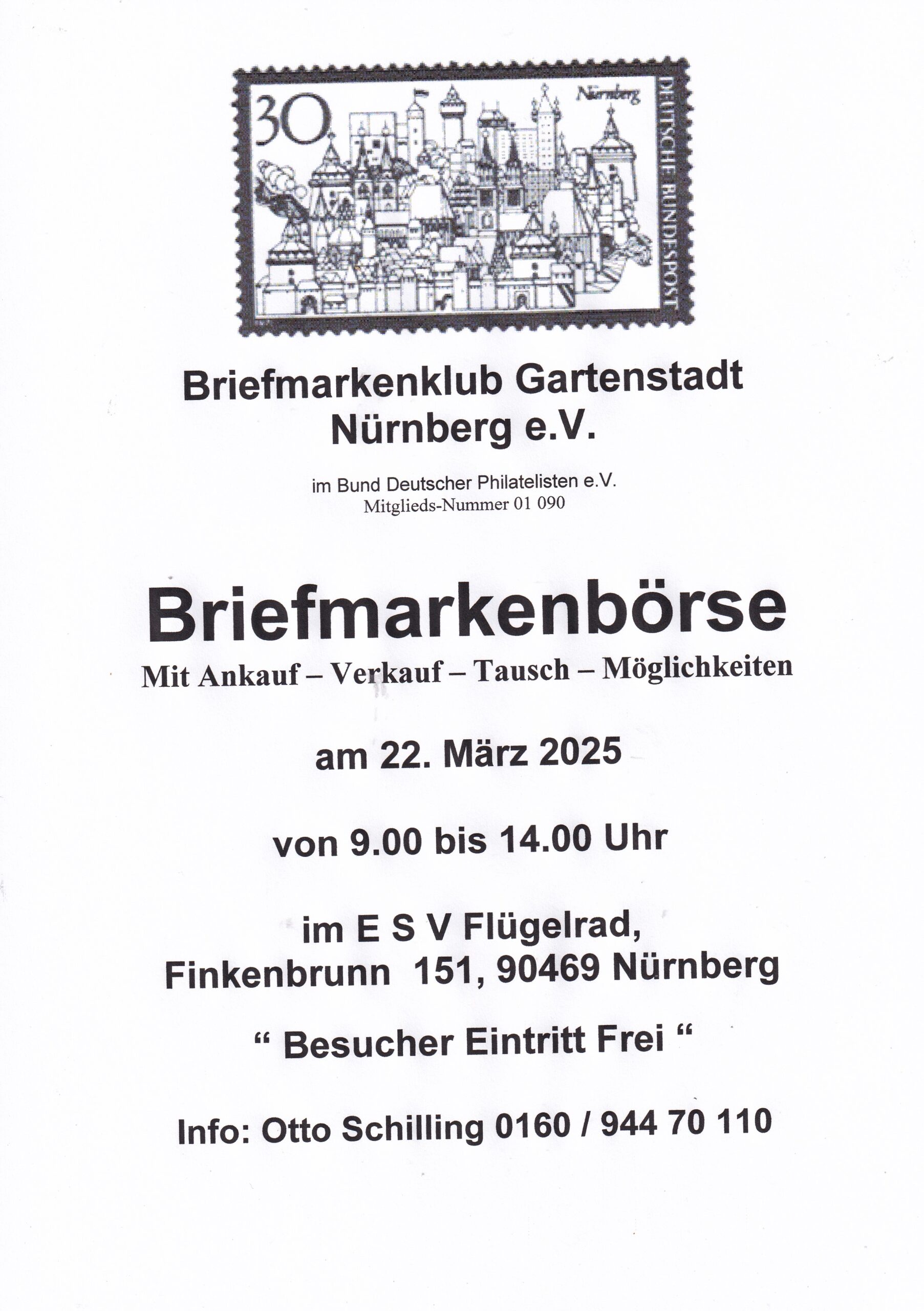 Briefmarkenbörse in Nürnberg